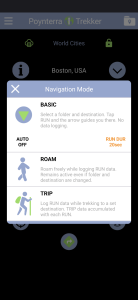 navigation type selector